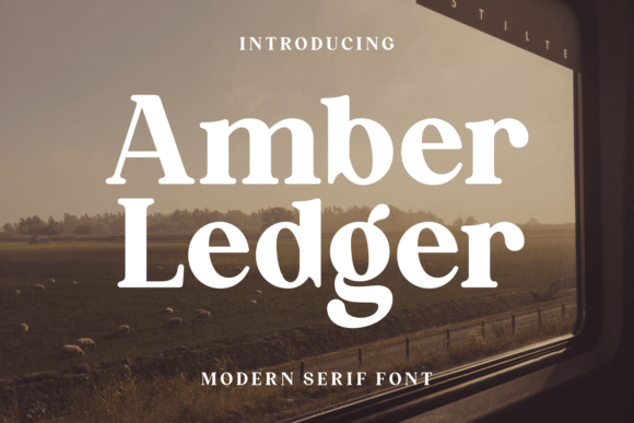 Amber Ledger: A Font for Modern Marketing