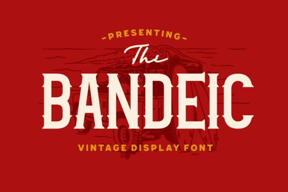 Bandeic Font: Vintage Serif for Editorial Design