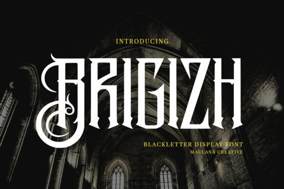 Brigizh: A Bold Blackletter for Designers
