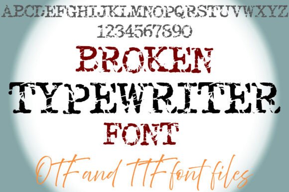 Broken Typewriter Font Review