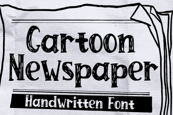 Cartoon Newspaper Font