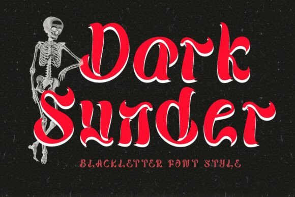 Dark Sunder Font for Bold Branding
