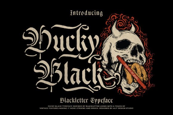 Ducky Black Font Review