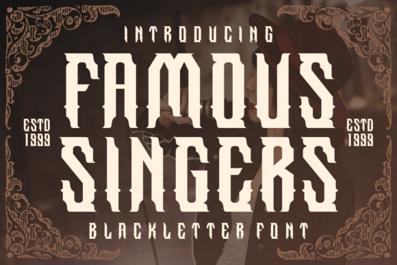 Famous Singers Font