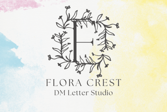 Flora Crest Monogram: A Decorative Font That Elevates Your Brand