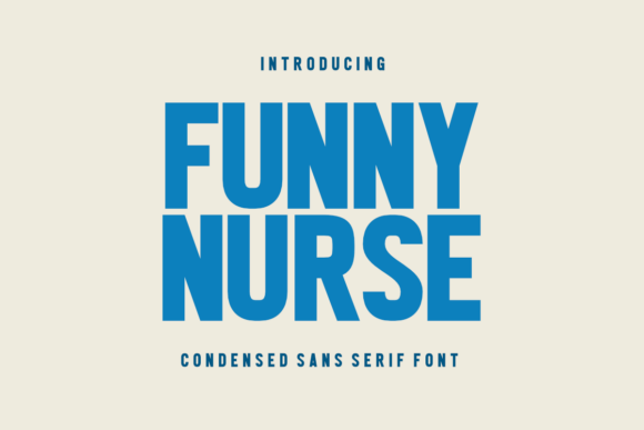Funny Nurse Font: A Vintage Twist for Modern Design