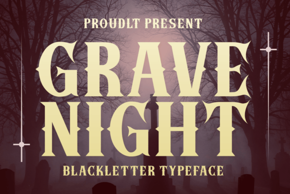 Grave Night Font for Web Design