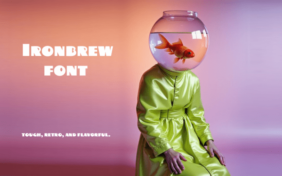 Ironbrew Font: Bold Vintage Style for Web Design
