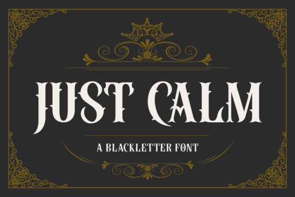 Just Calm Font Review