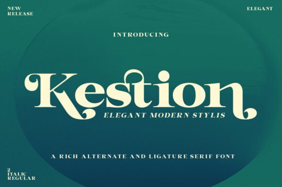 Kestion: A Modern Vintage Serif Font