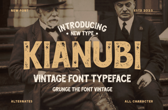 Kianubi: A Vintage Script Font for Modern Web Design