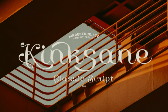 Kinksane: A Classic Script Font
