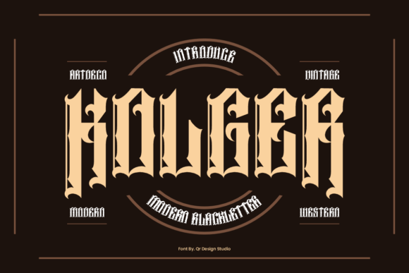 Kolger: A Bold Blackletter Font