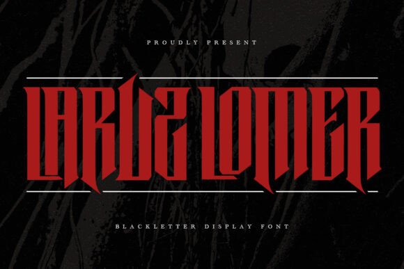 Laruz Lomer: Bold Blackletter for Impactful Campaigns