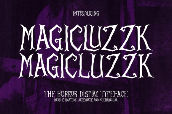 Magicluzzk Font for Gothic Craft Projects