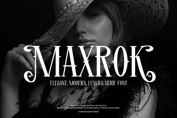Maxrok: A Luxurious Serif Font