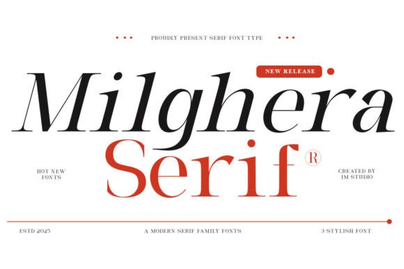 Milghera Serif: Elegant Web Typography