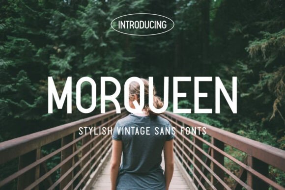Morqueen: A Vintage Sans Serif Font for Timeless Brand Impact