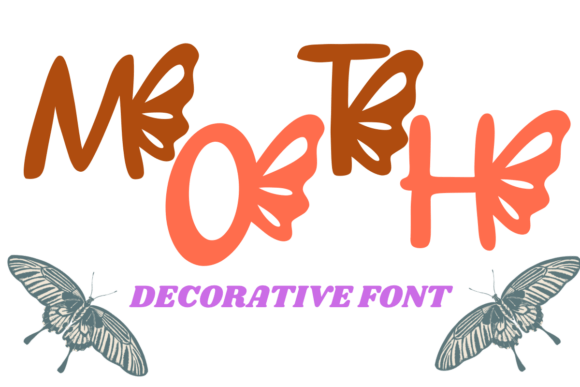 Moth: A Decorative Typeface