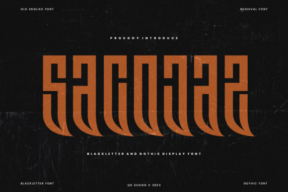 Sacojaz: Bold Blackletter for Impactful Campaigns