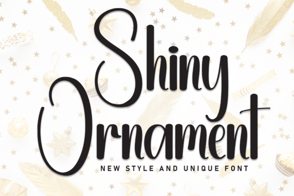 Shiny Ornament Font for Business