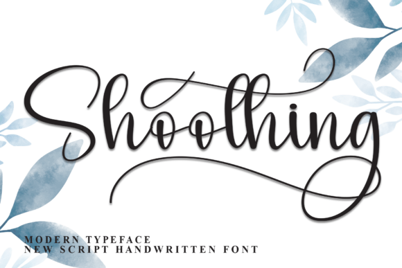 Shoothing: A Stylish Script Font