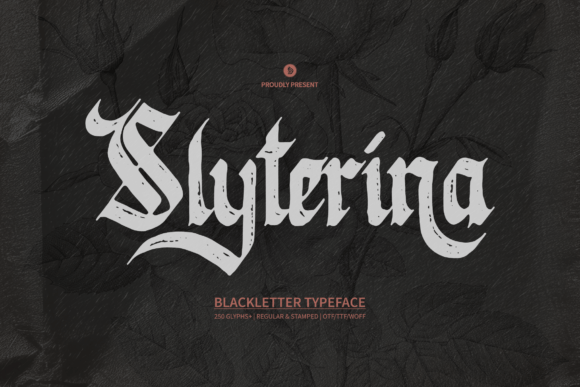 Sylterina: A Bold Blackletter Typeface