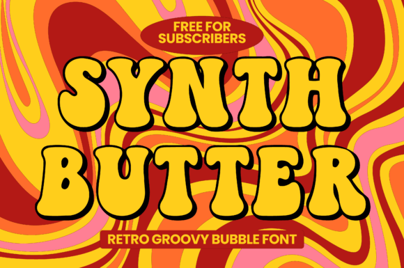 Synth Butter Font for Creative Projects