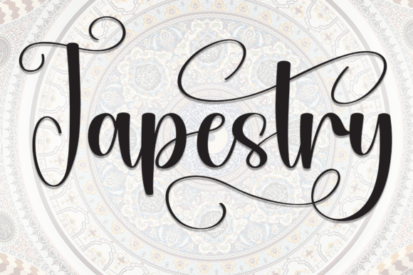 Tapestry: A Handwritten Script Font for Editorial Charm