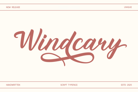 Windcary: A Vintage Script Font That Elevates Real Small Business Branding